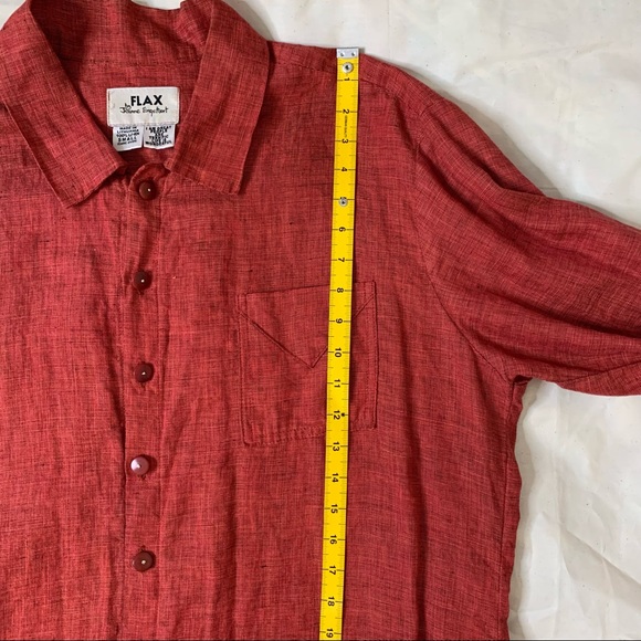 Flax Vintage Oversized Linen Button Up - Picture 11 of 13